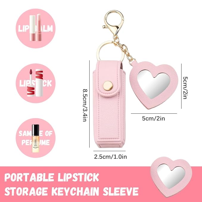 Lumelle™ Mini Lipstick Keychain – Glam On The Go