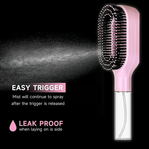 Lumelle™ Clean Spray Comb – 2-in-1 Detangling & Hydrating Brush